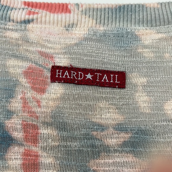 Hard Tail Tie-Dye Oversized Cropped Rayon Knit Sweater/ Top w Dolman Sleeves - Picture 9 of 14